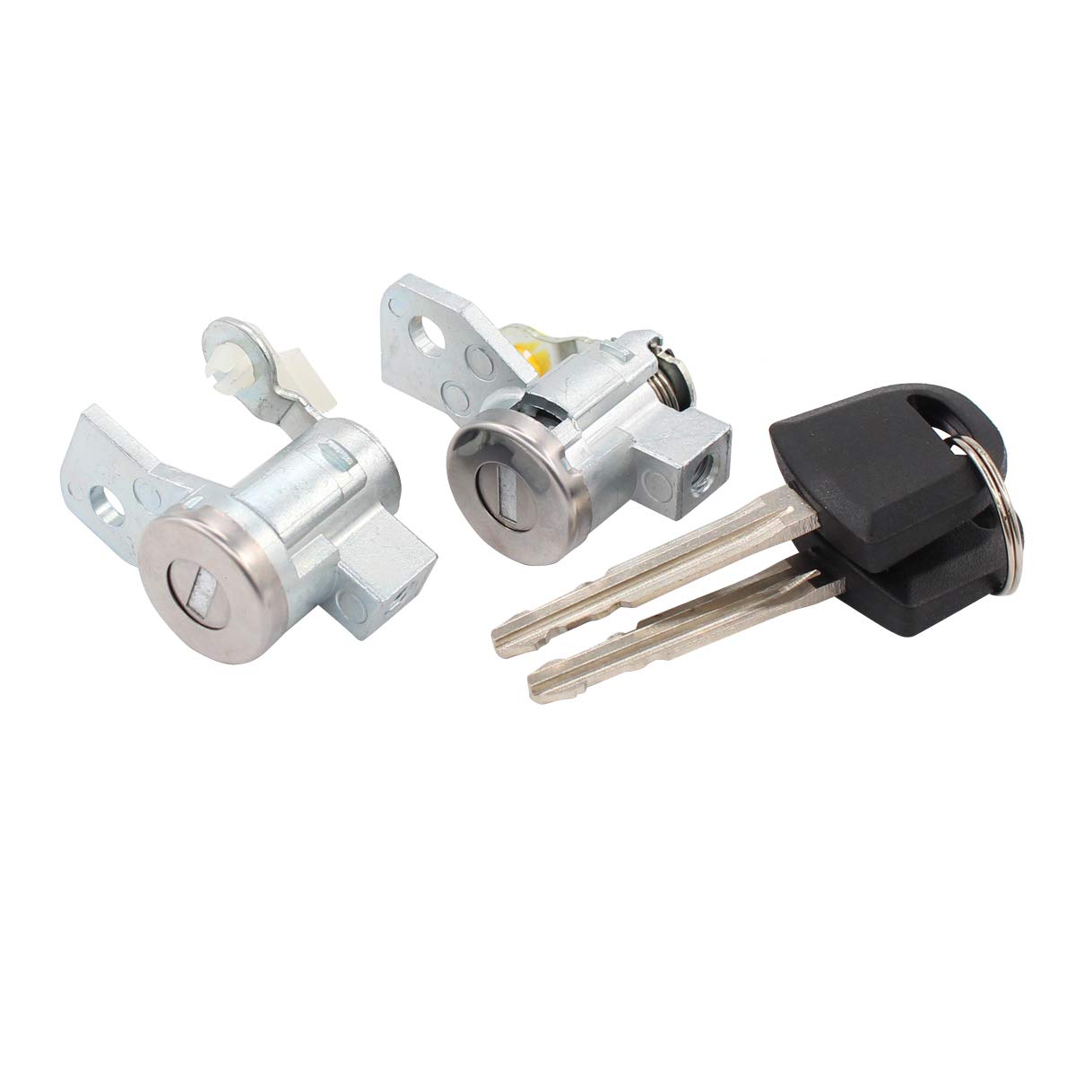 Newyall Front Left Driver & Right Passenger Side Door Lock Cylinder W/Keys For Chevrolet Colorado 2004-2012, Gmc Canyon 2004-201