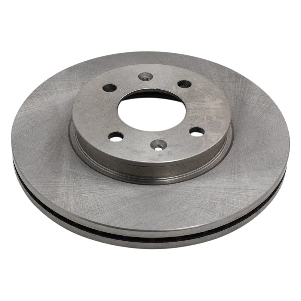 Trq Front Brake Rotors Set Vented Compatible With 2012-2017 Hyundai Accent 2012-2018 Kia Rio