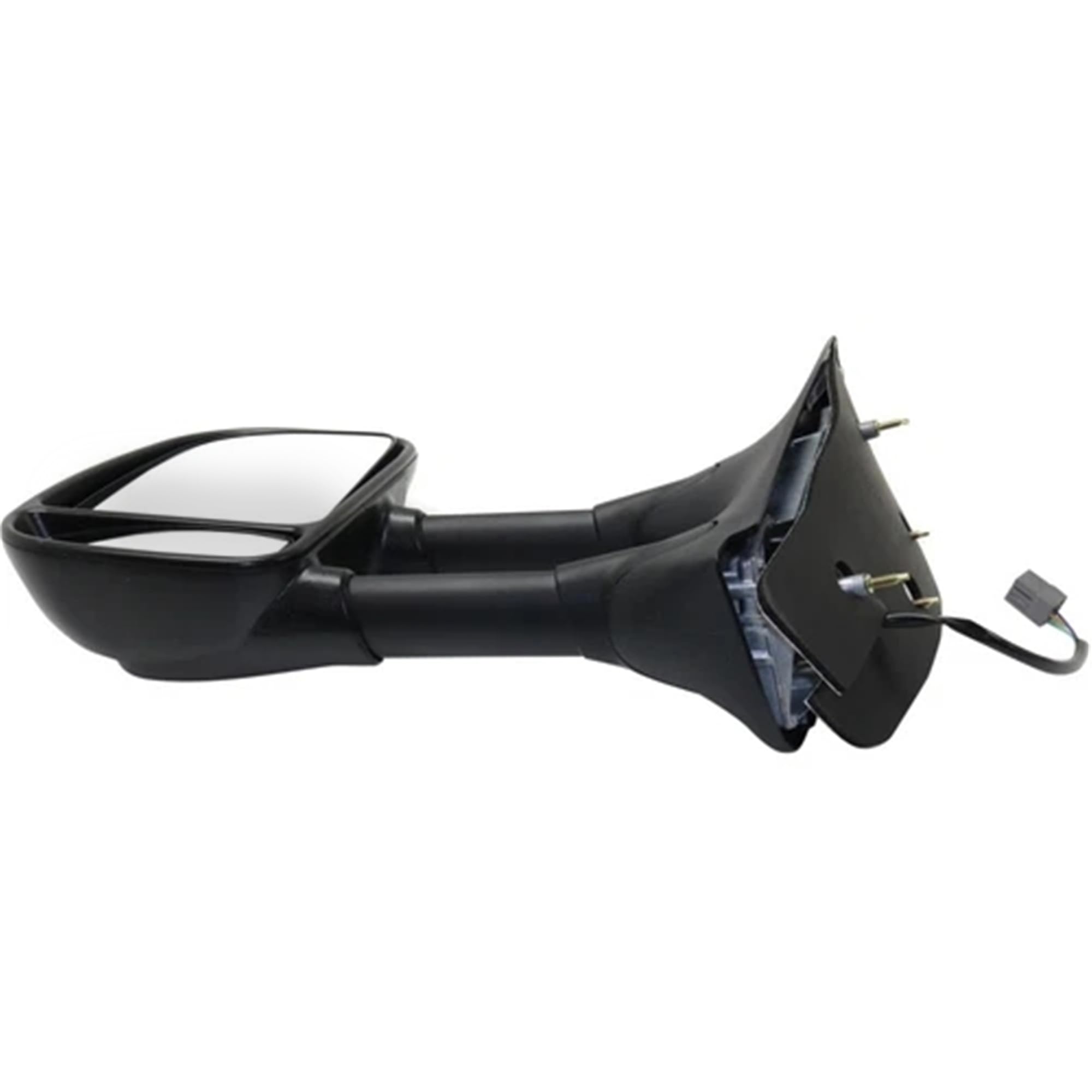 PartsFlow Towing Power Mirror Dual Arm Telescoping Left For 2009-2016 Ford E-350 Super Duty/E-450 Super Duty/E-150/E-250/Econoli