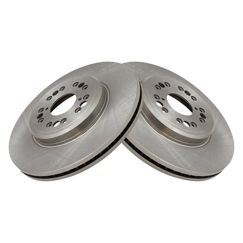Trq Front Brake Rotors Set Vented Compatible With 1995-2000 Lexus Ls400