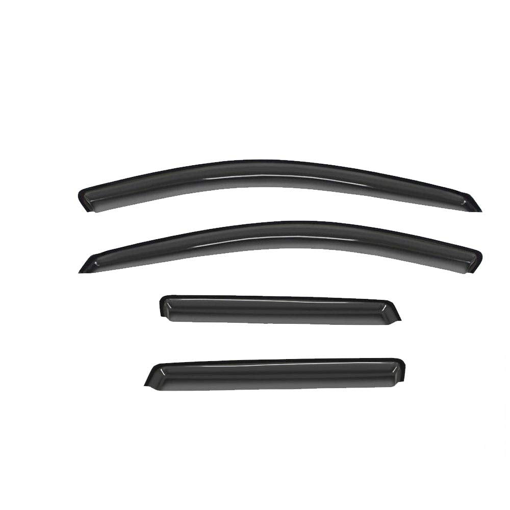 Gldifa Smoke Sun/Rain Guards Window Visors Compatible With 2003-2008 Nissan Murano Wind Deflector 4Pc 94921