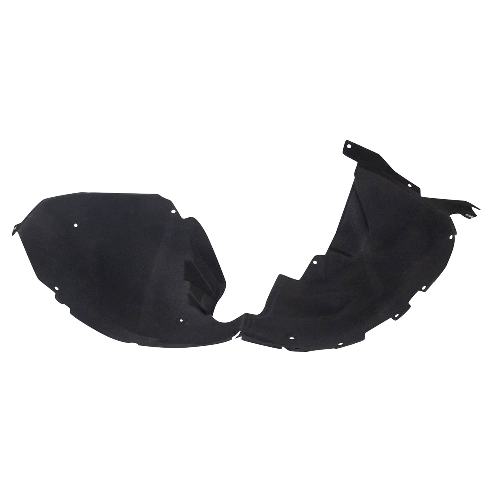 Trq Inner Fender Liner Set Compatible With 2020-2021 Buick Encore Gx Gm1248320 Gm1249320