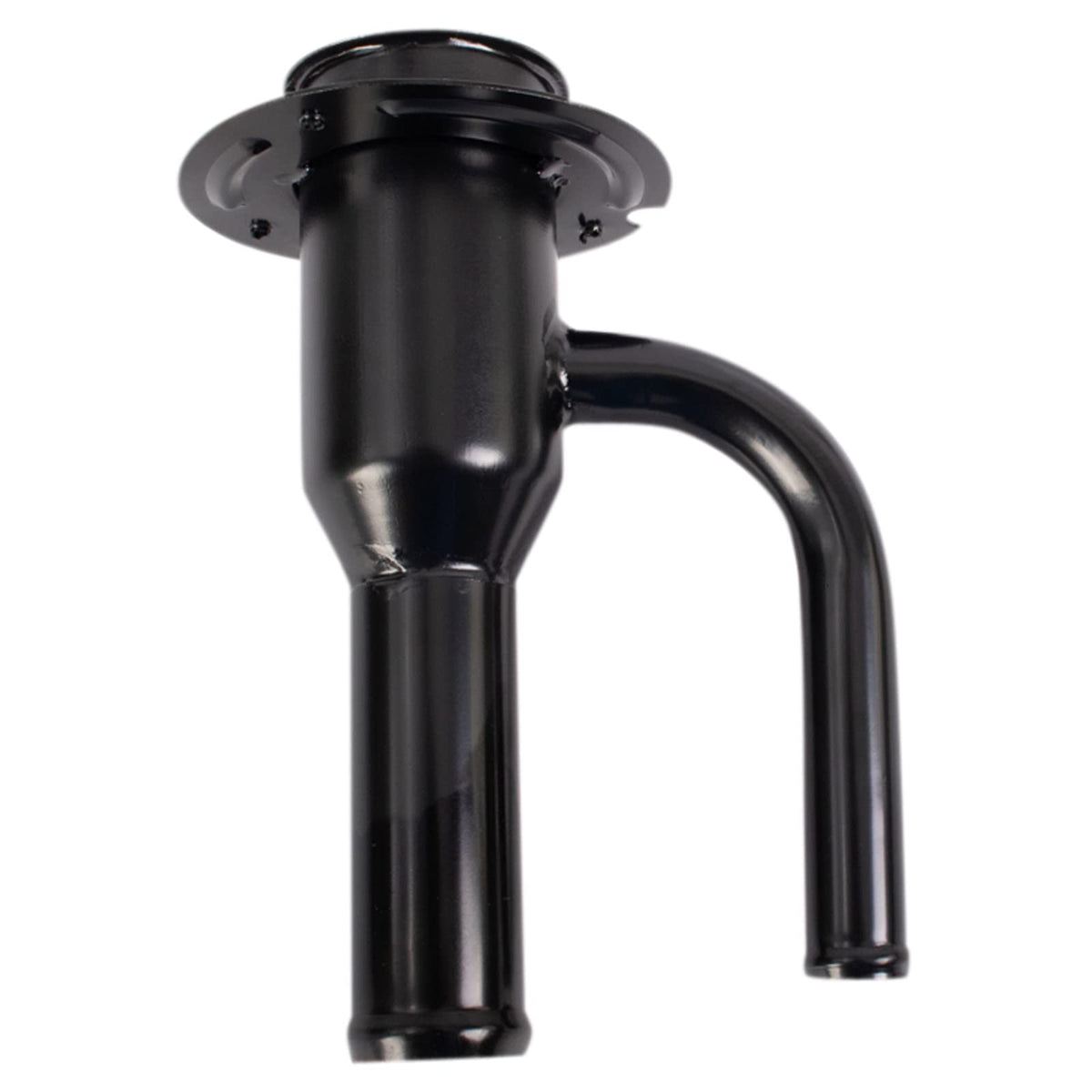 TRQ Rear Fuel Tank Filler Neck Black Compatible with 2005-2010 Ford F-350 Super Duty
