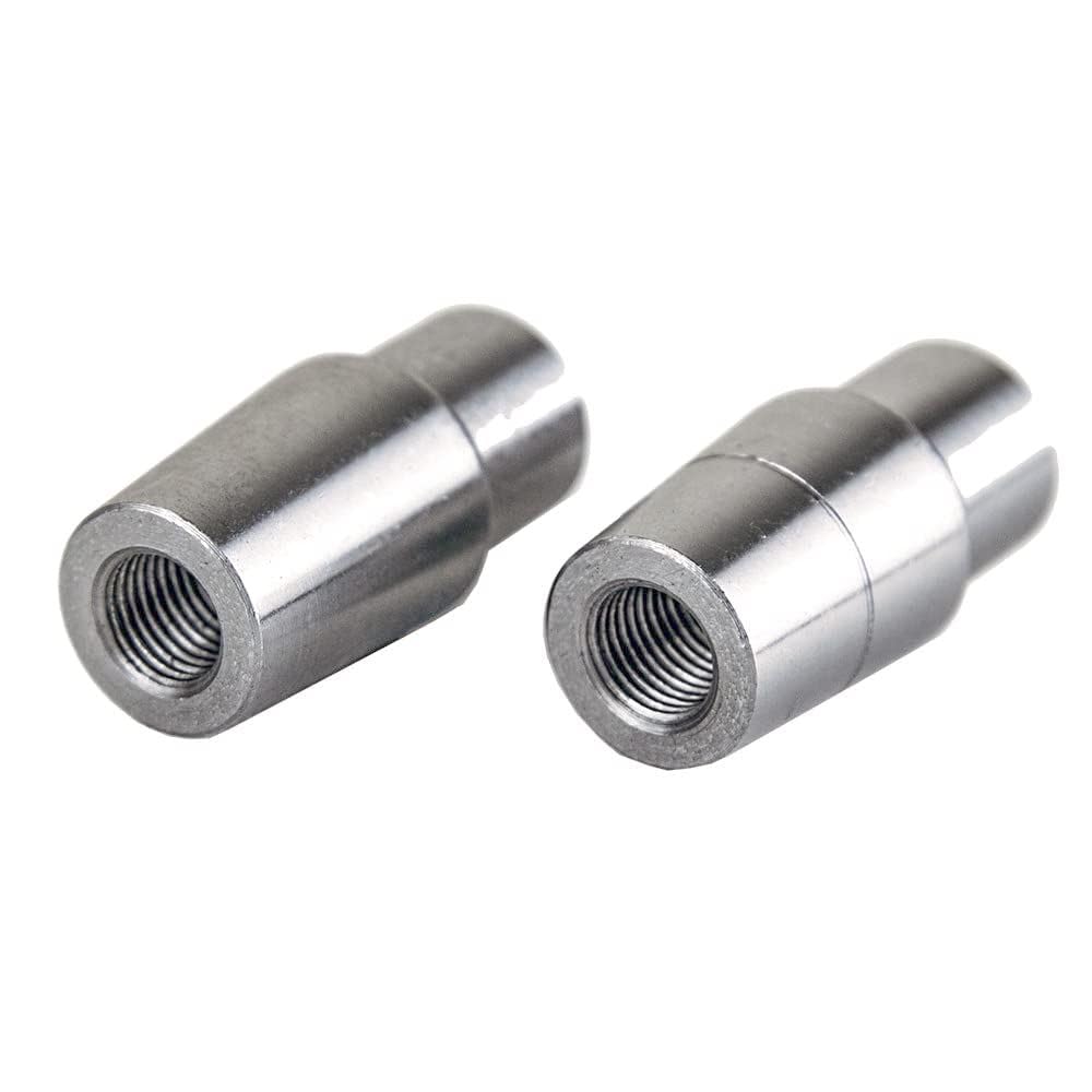 Jeremywell 3/8-24 Rh + Lh Threaded Weld-In Bung Set Fits 0.058 Wall Tube Heim Joints