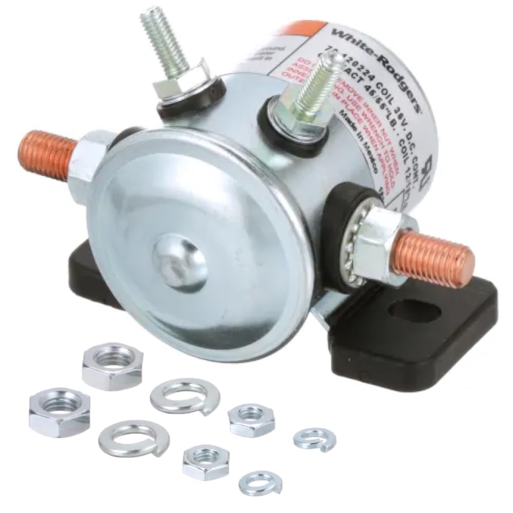 Genuine OEM Replacement 36V Solenoid 70-120224 - Fits EZGO TXT, Medalist, Marathon Golf Cart & Melex Electric Vehicles - 36 Volt