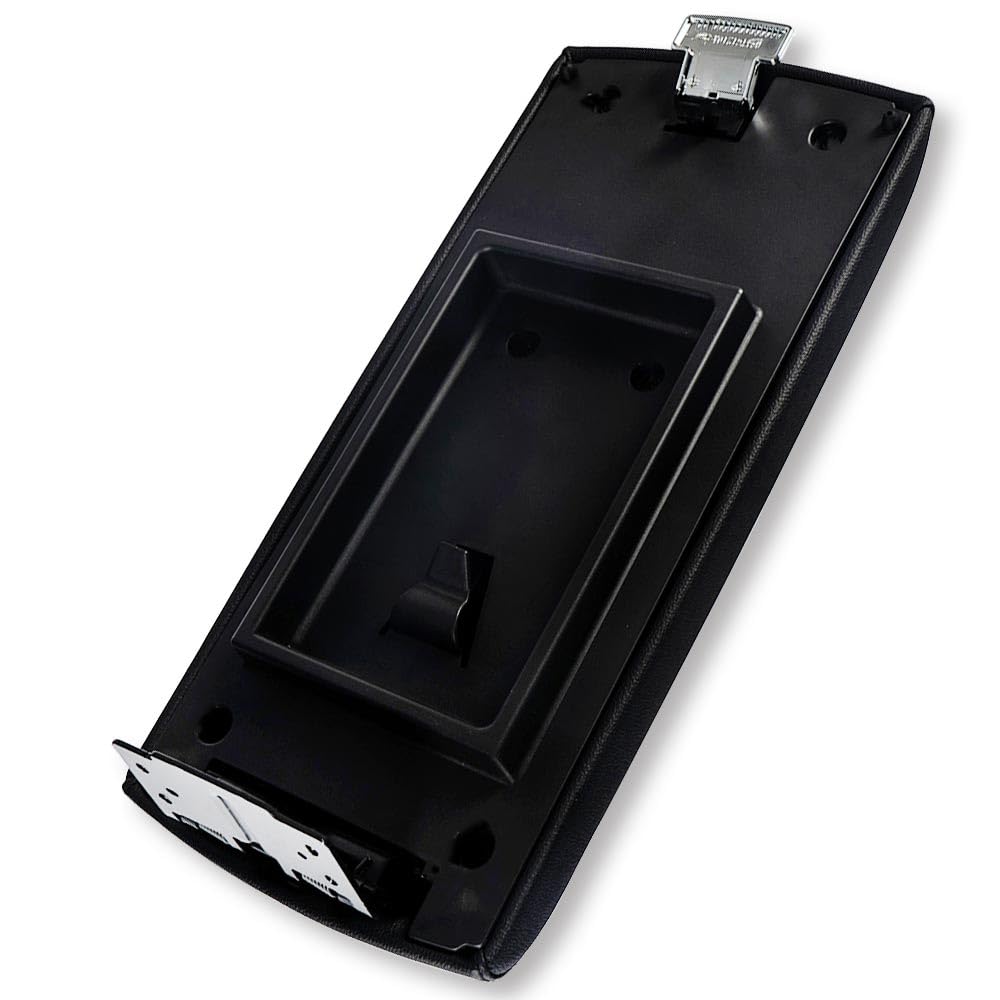 Pit66 Center Console Lid, Compatible With 2013-2017 Ford Flex, Armrest Cover, Black Ea8Z7406024Ab Da8Z7406024Ac