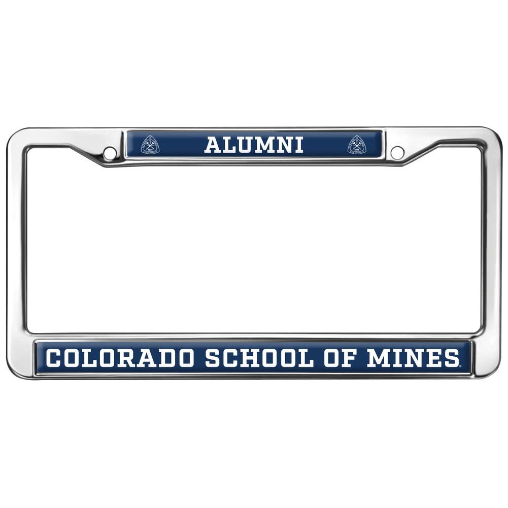 Colorado School of Mines Alumni Logo Full Size Standard License Plate Metal Frame