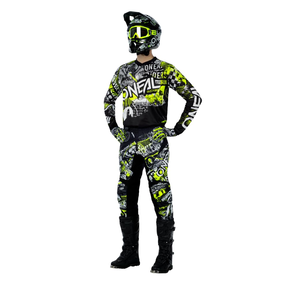 Oneal 2021 Element Attack Pants - Black/Hi-Viz - 34