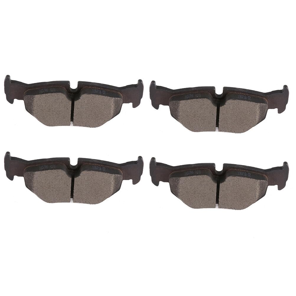 Cciyu D1171 Rear Semi-Metallic Disc Brake Pads Kit For Bmw 128I 2008-2013,For Bmw 323I 2008-2011,For Bmw 328I 2007-2013,For Bmw