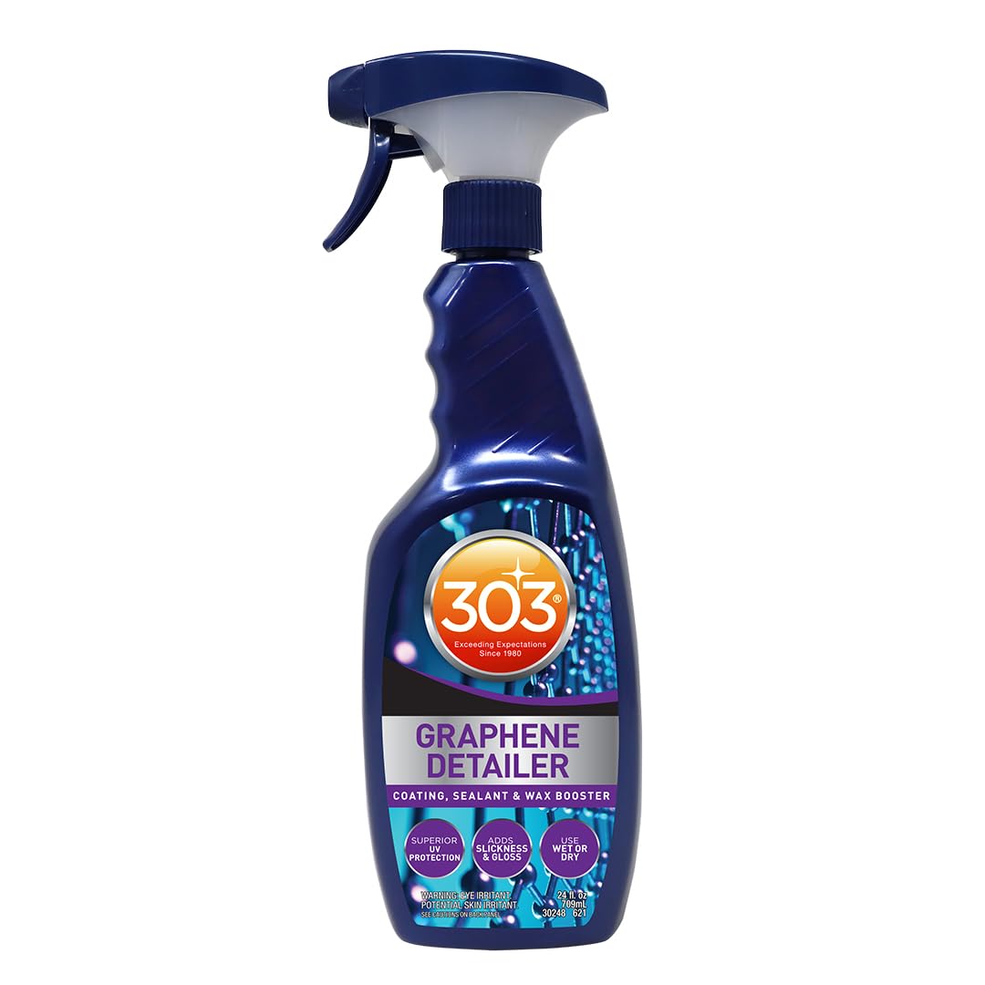 303 Products Graphene Detailer Spray, Enhances Gloss & Protection on Existing Coating, Sealants & Waxes, UV Protectant, Drying A