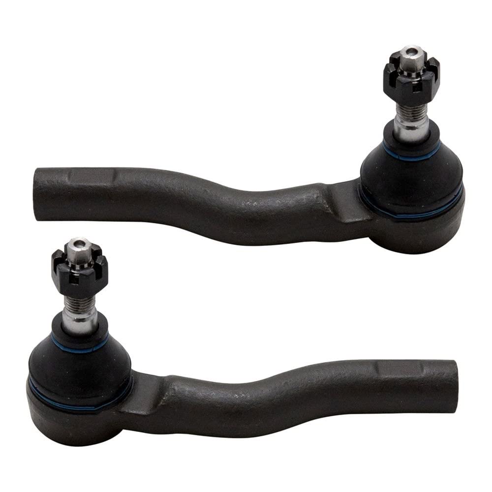 TRQ Front Outer Tie Rod Set Compatible with 2010-2012 Ford Fusion 2011-2012 Lincoln MKZ 2010-2011 Mercury Milan