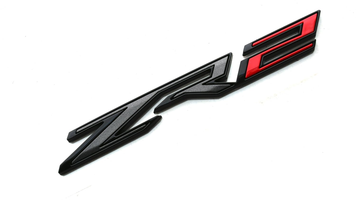 1pc Rear Tailgate ZR2 Emblem Sticker 3D Badge Replacement for 2019+ Colorado (Red)