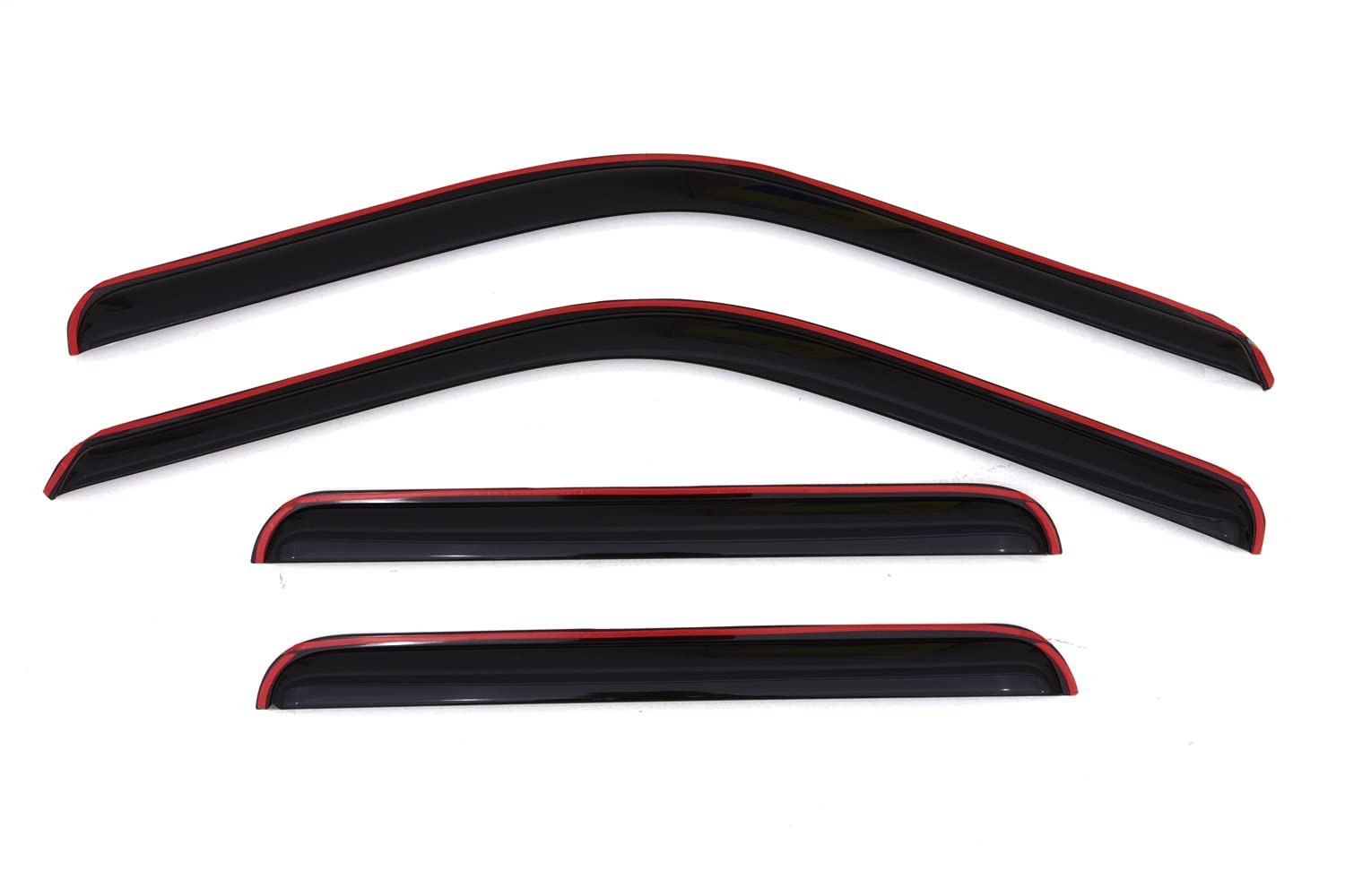 Auto Ventshade [AVS] In-Channel Ventvisor / Rain Guards | Fits 1999 - 2016 Ford F-250/F-350/F-450/F-550 Super Duty SuperCrew - S