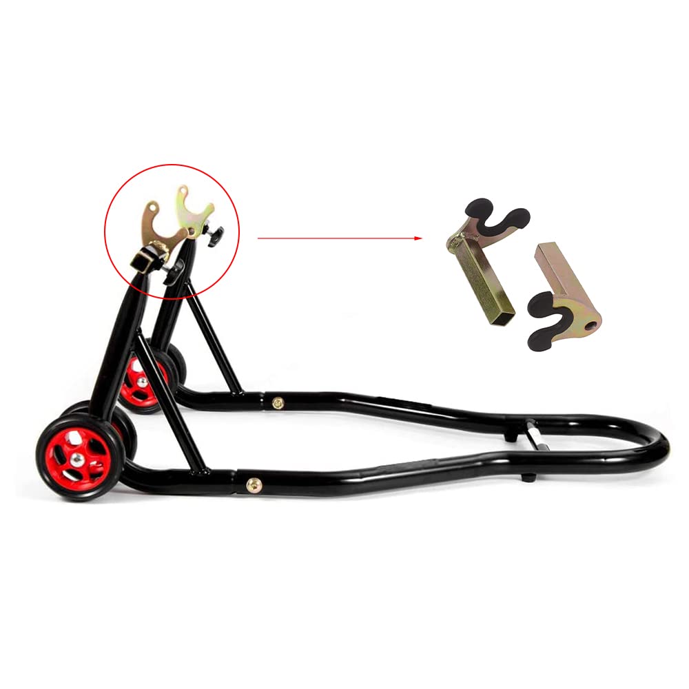Moto4U Motorcycle Rear Wheel Stand V Supporter With Rubber Protecotor