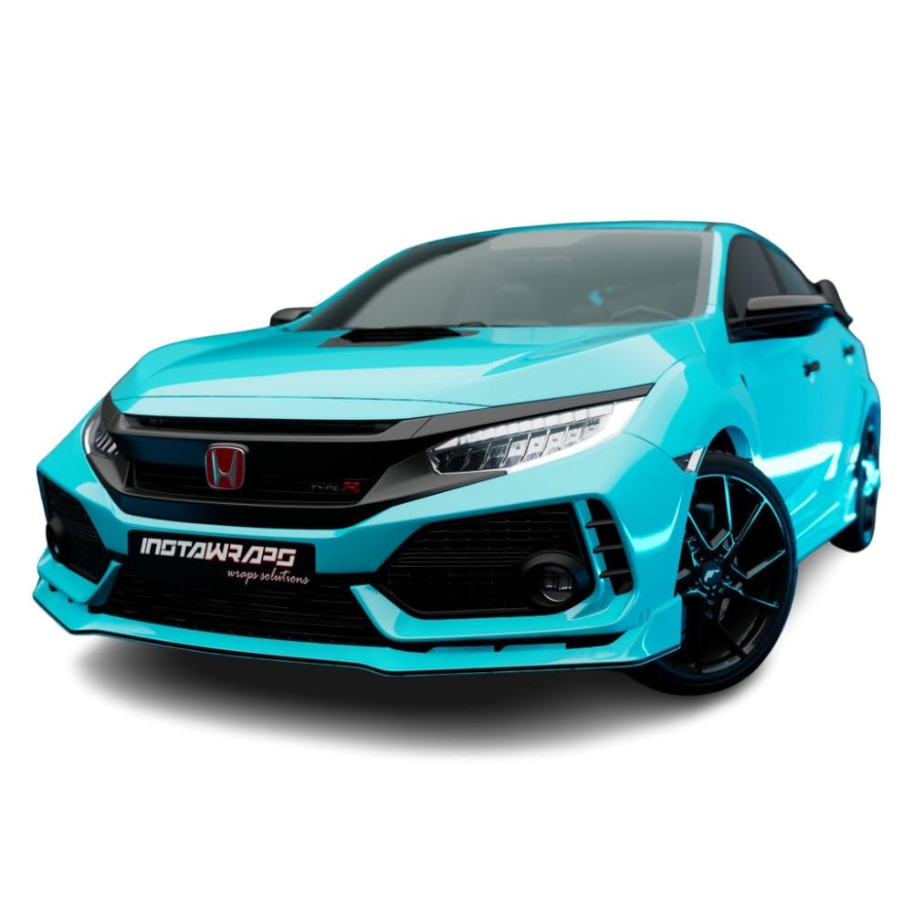 3M Car Wrap Roll 2080 High Gloss Sky Blue | Hg77 | (5Ft X 50Ft (250 Sq/Ft)) | Automotive Vinyl Wrap For Cars - Car Interior Wrap
