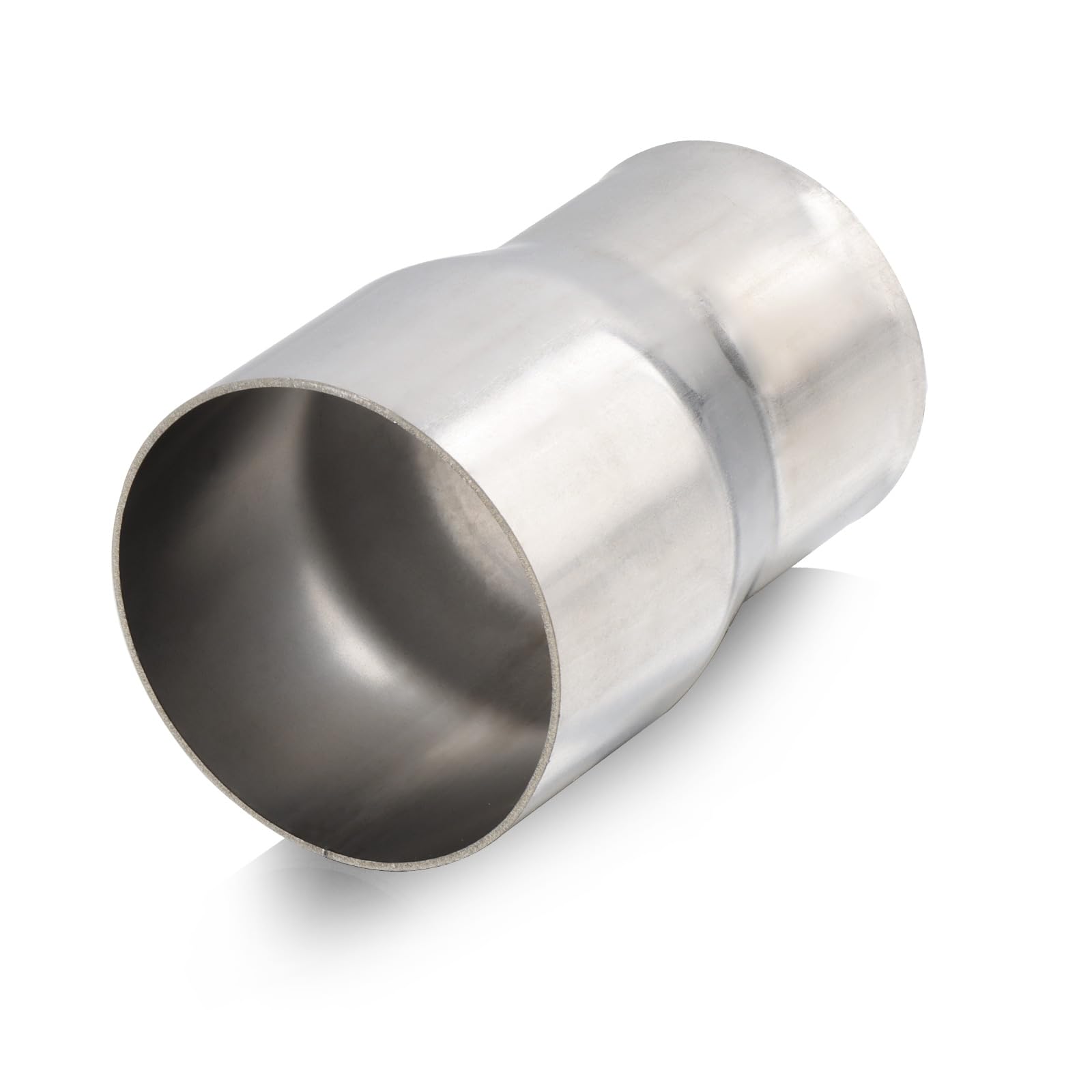 A-KARCK Stainless Steel Exhaust Adapter 2'' ID to 2.5'' OD, Engine Exhaust Pipe Reducer 3.6'' Overall Length