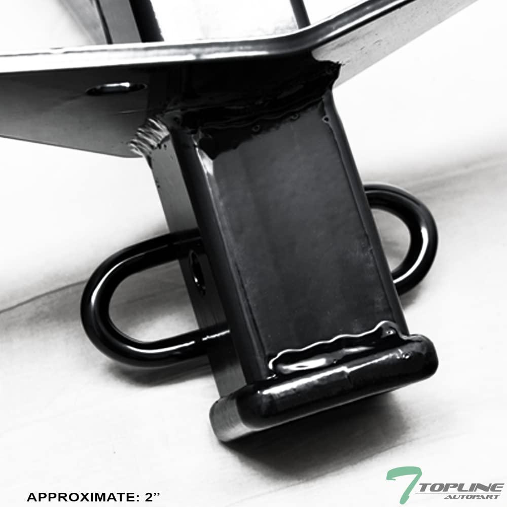 Class 3 III Black 2'' Receiver Tube Rear Bumper Trailer Tow Hitch Towing Mount Compatible with 07-18 BMW X5 E70 F15 / 14-19 X6 F