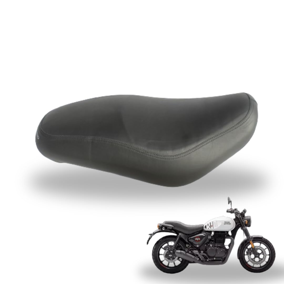 Hunter 350 Plain Black Seat Cover compitable with Hunter 350