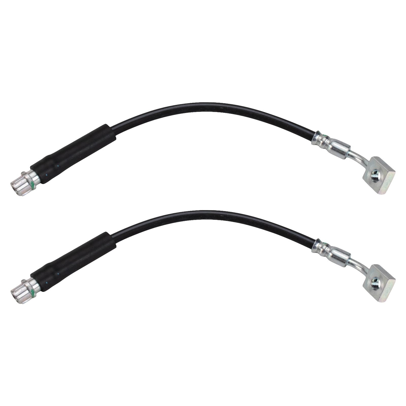 Trq Rear Brake Hose Set Compatible With 2004-2012 Chevrolet Malibu 2005-2010 Pontiac G6 2007-2009 Saturn Aura