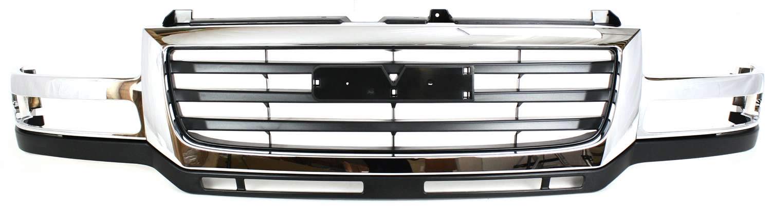 Garage-Pro Grille Assembly Compatible with 2003-2006 GMC Sierra 2500 HD, Fits 2007 GMC Sierra 2500 HD Classic, Fits 2003-2006 GM
