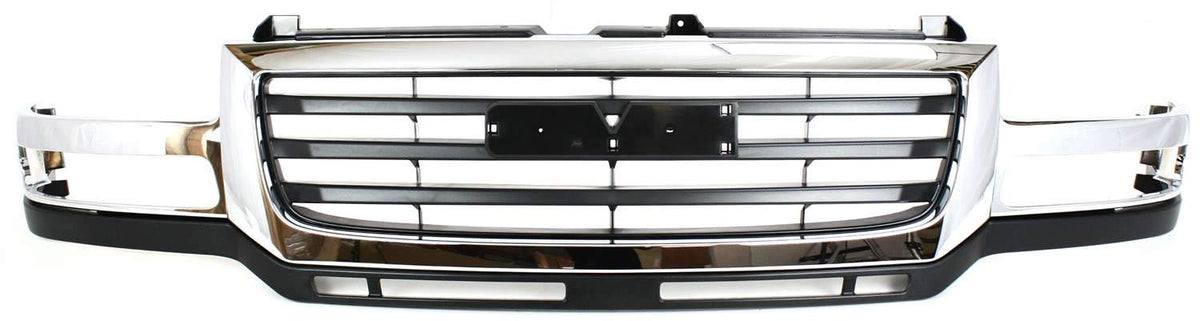 Garage-Pro Grille Assembly Compatible with 2003-2006 GMC Sierra 2500 HD, Fits 2007 GMC Sierra 2500 HD Classic, Fits 2003-2006 GM