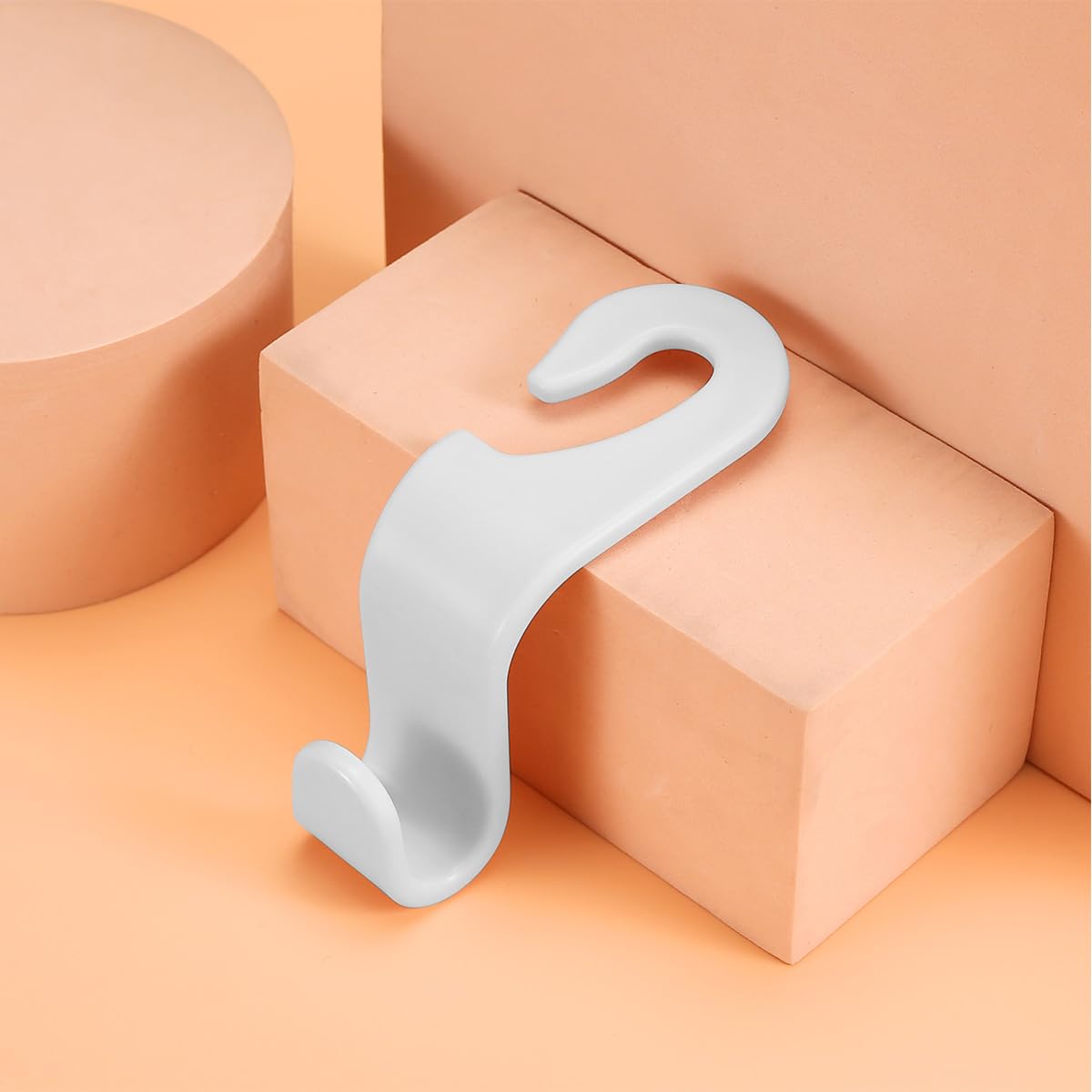 4Pcs Car Back Seat Headrest Hooks, Rear Car Seat Storage Headrest Hanger Holder Hooks Organizer, Universal Auto Interior Accesso