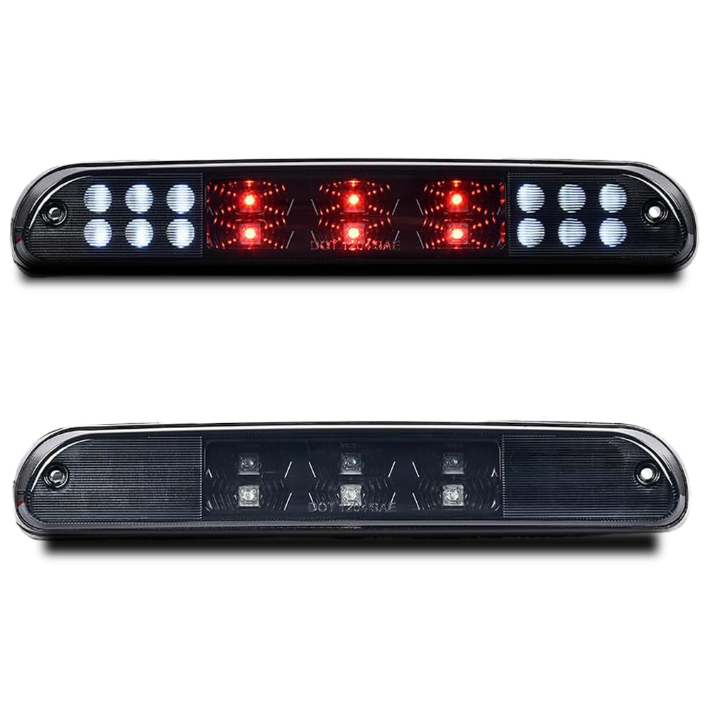 Pit66 Led 3Rd Brake Light Compatible With 1999-2015 Ford F250 F350 F450 F550 Super Duty High Mount Stop Parking Lamps Black Hous