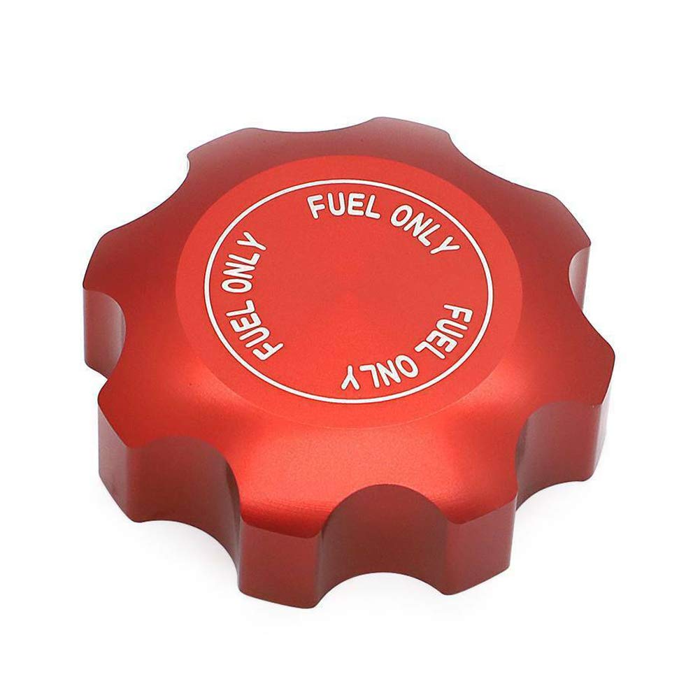 Autovic For Polaris Ranger Rzr Gas Cap, Cnc Aluminum Fuel Tank Cap For Polaris Ranger Rzr 570 800 900 1000-Replace 5439075 5433687 2520957(Red)