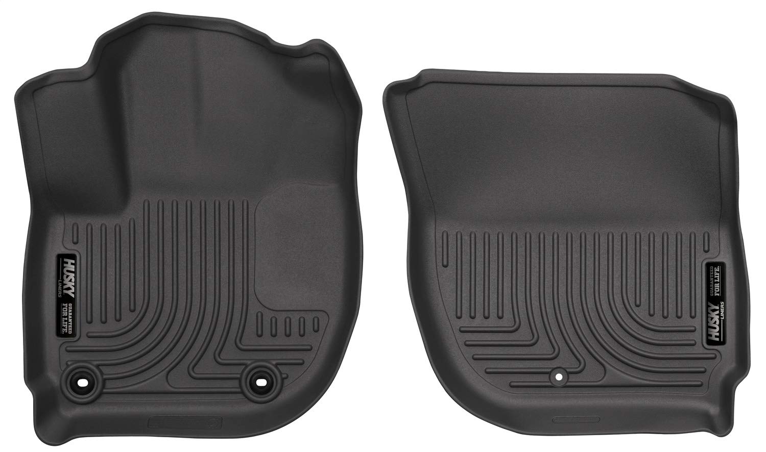 Husky Liners Weatherbeater Floor Mats | Fits 2016-2022 Honda Hr-V; 2015-2020 Honda Fit | Front Row, 2-Pc Black - 18491