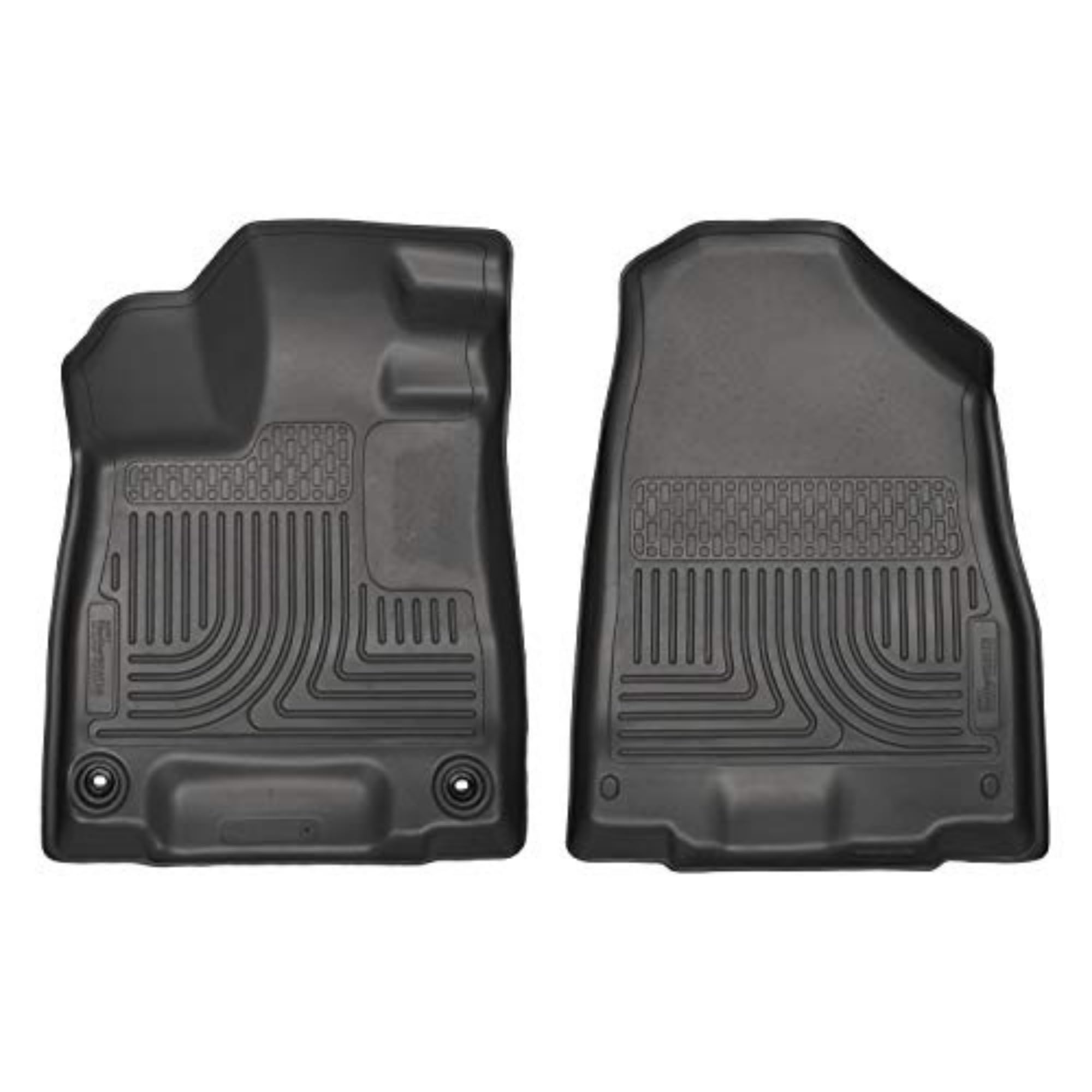 Husky Liners Weatherbeater Floor Mats | Fits 2014-2020 Acura Mdx | Front Row, 2-Pc Black - 18401