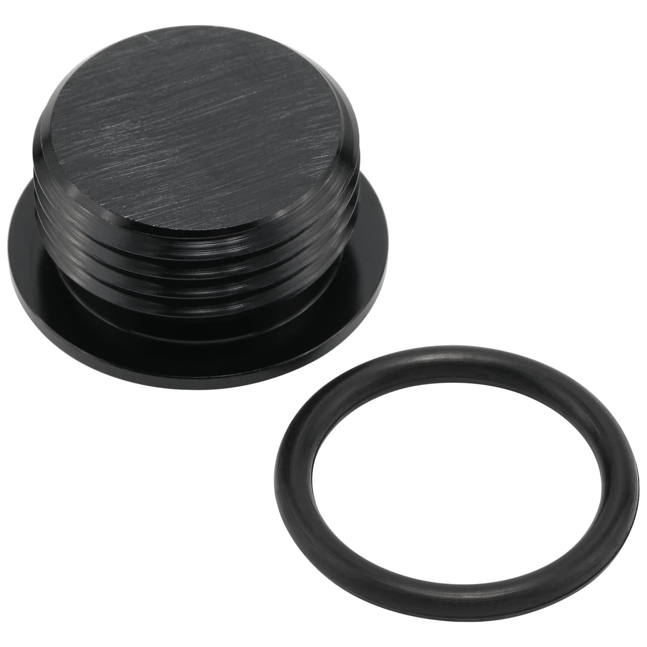 Podavelle 12An 12 Orb O-Ring Seal Boss Socket Port Plug Block Off Fitting Adapter Aluminum Black