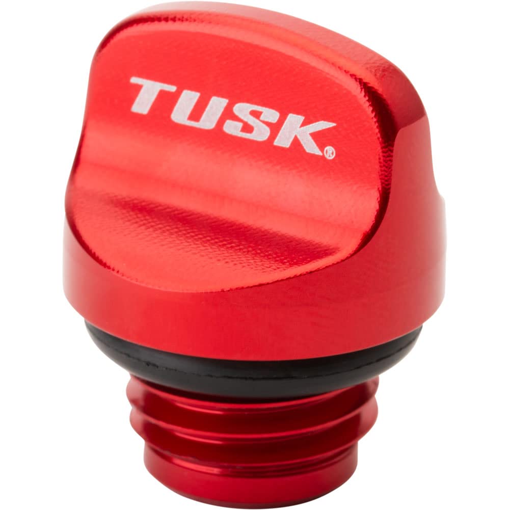 Tusk Oil Filler Plug Red Compatible with Honda CRF250R 2018-2026