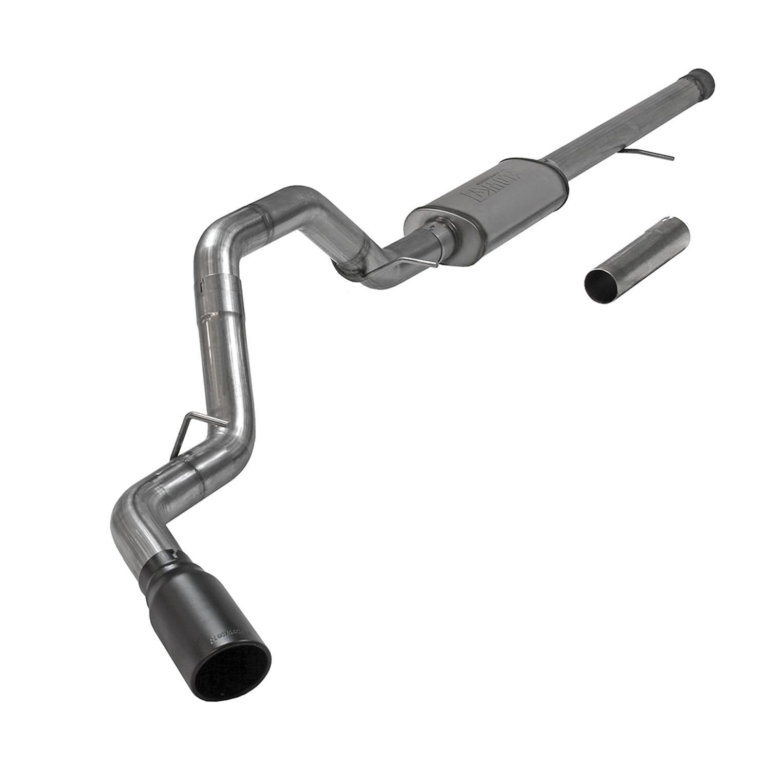 Flowmaster 717885 FlowFX Cat-Back Exhaust Kit 3.5 Inch Stainless Steel 5 Inch Black Ceramic Coat Stainless Tip Compatible with 2