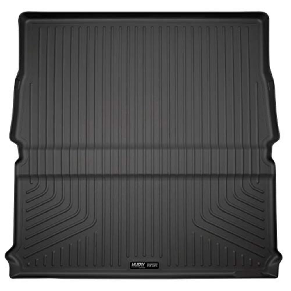 Husky Liners Weatherbeater Cargo Liner | Fits 2016-2022 Honda Pilot (To Back Of 2Nd Row Over Folded Flat 3Rd Row) | 1-Pc Black -