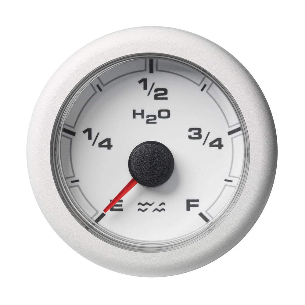 Vdo A2C1065900001 Marine 2-1/16 [52Mm] Oceanlink Waste Water Gauge - White Dial & Bezel