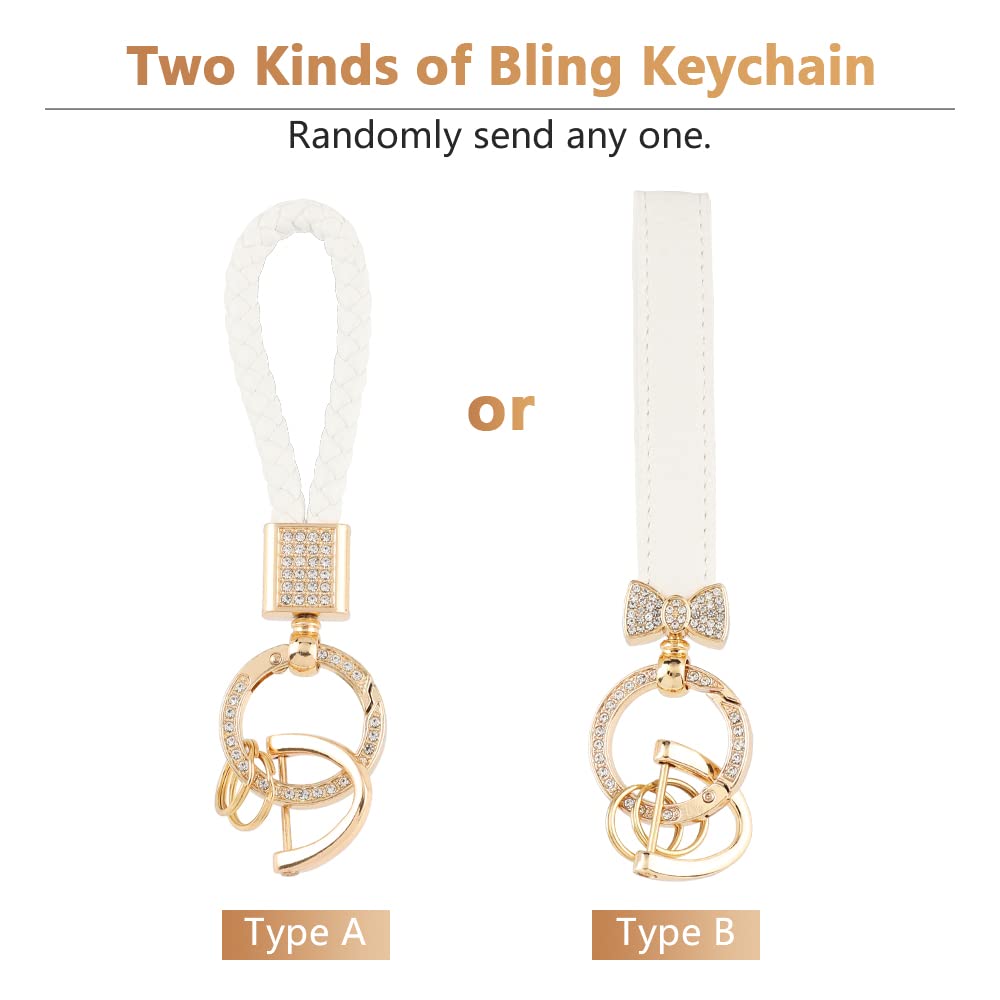 Pifoog Tpu Key Fob Cover For Chevy Equinox Camaro Traverse 5 Buttons Car Key Covers With Keychain Soft Key Shell Case Compatible Malibu Blazer Trailblazer Spark Gold White