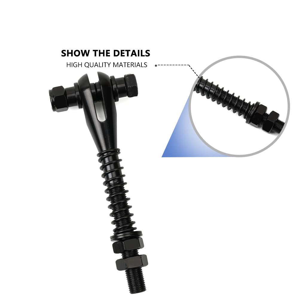 Rastp Limit Strap Clevis, Adjustable Limit Strap Clevis, Applications For 1, 2 Or 3 Limiting Straps(Style A-Black)