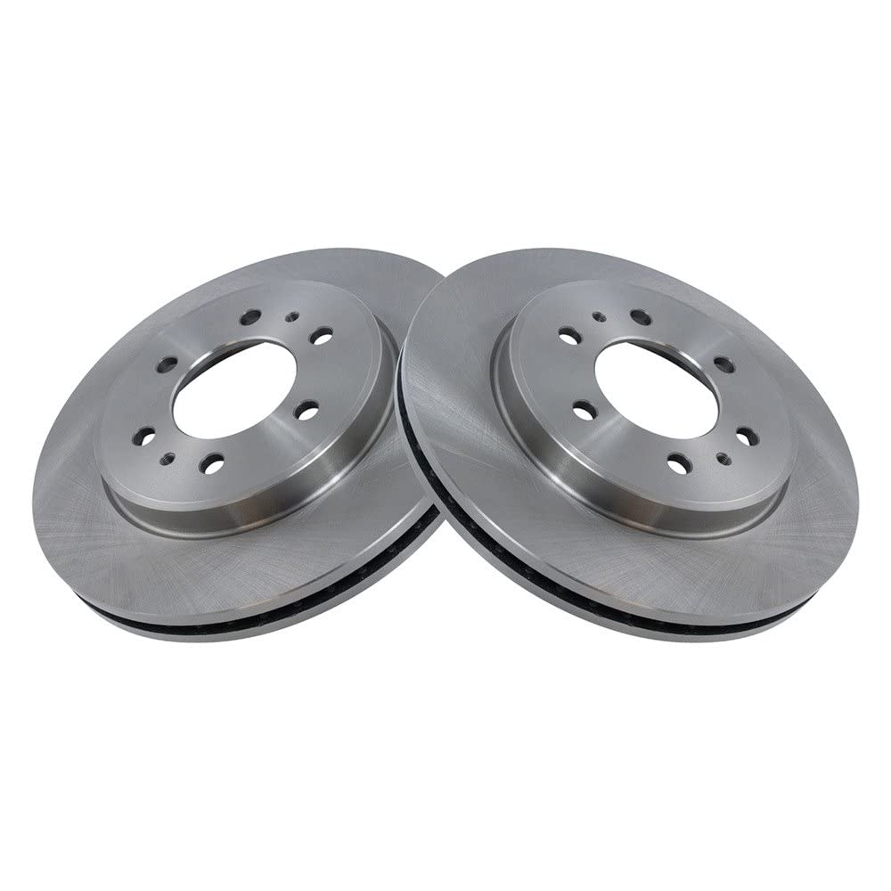 Trq Front Brake Rotors Set Vented Compatible With 2009 Ford F-150
