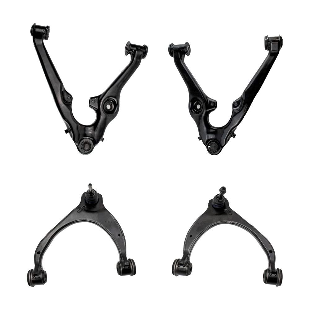 TRQ Front Control Arm with Ball Joint Set Compatible with 16-20 Cadillac Chevrolet GMC