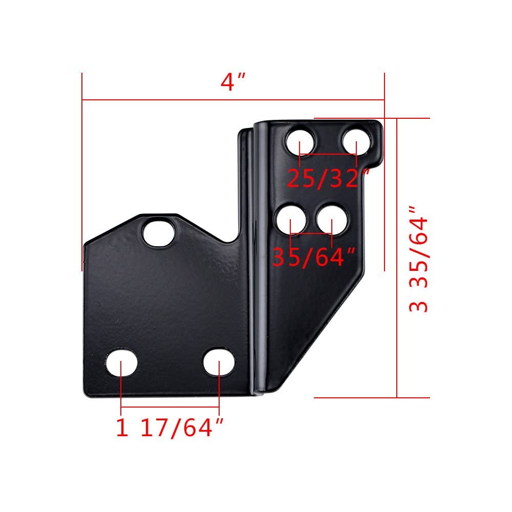 Detachable Front Docking Hardware Kit For Harley Touring 1997-2008,Road King, Road Glide, Street Glide & Electra Glide(Replace:53803-06) Also 53660-05, 53658-05 For 1994-1996 Models