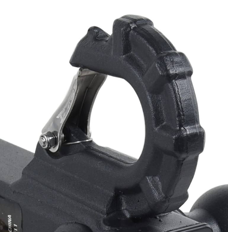 Reysun Trailer Hitch 864011L Tri Ball Mount With Hook, Tactical Tow Hook, Fits 2 Inch Hitch Receiver, Secure With Self-Lock Latc