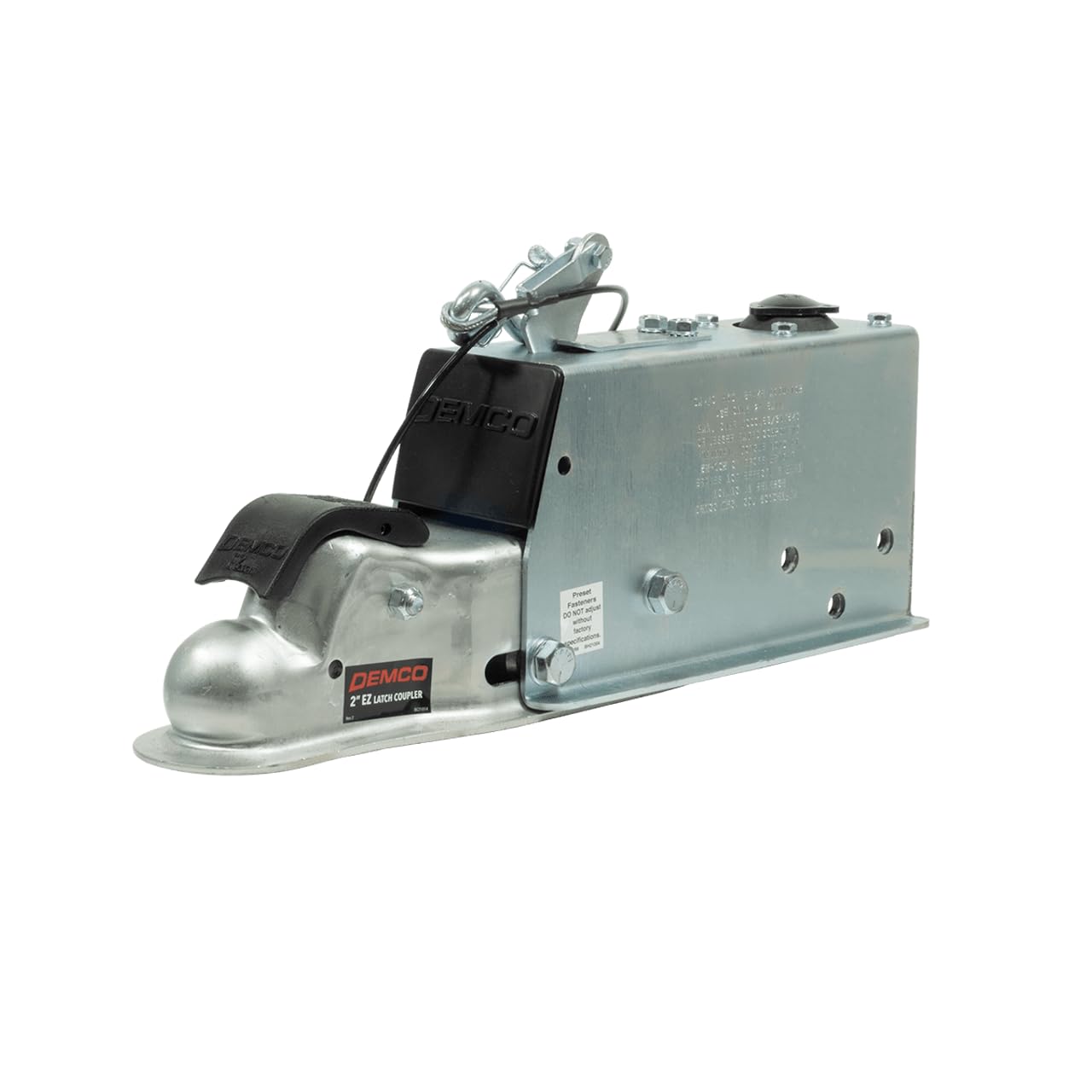 Demco DA70 Surge Brake Actuator for Hydraulic Drum Brakes 7K EZ-Latch 2 Ball (8705001), Silver