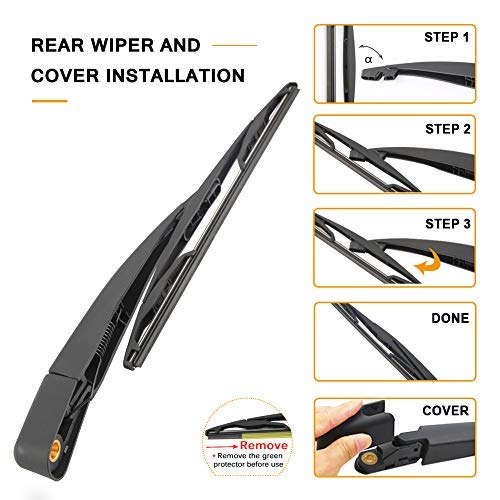 Rear Windshield Wiper Arm Blade for Ford Escape Flex 2008 2009 2010 2011 2012, Lincoln MKT 2010-2018-Factory OE Style 8L8Z17526-