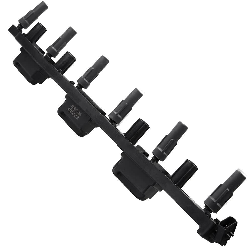 ECCPP Ignition Coil Pack of 1 UF296,for Jeep,for Wrangler 4.0L 2000-2006,for Jeep,for Wrangler 2.5L 2000-2002,for Jeep,for Wrang