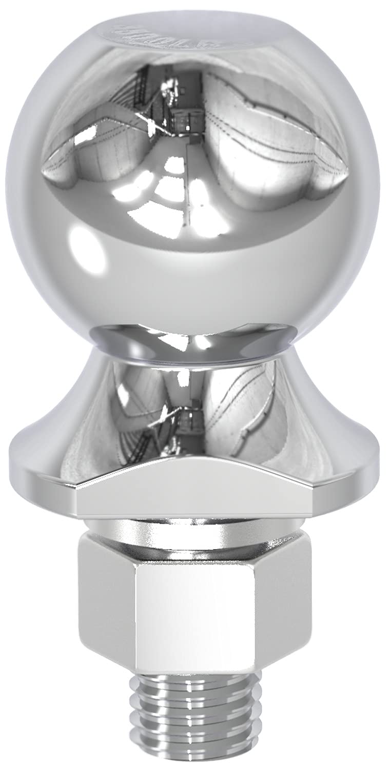Torin Atrly2019B Trailer Hitch Ball, 2 Inch Diameter, 1.75 Ton (3,500 Lbs), 3/4 X 1-3/4-Inch Shank