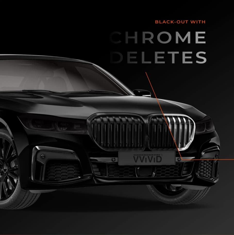 Vvivid Black Matte Air-Release Adhesive Vinyl Tape Roll (17.75 Inch X 20Ft)