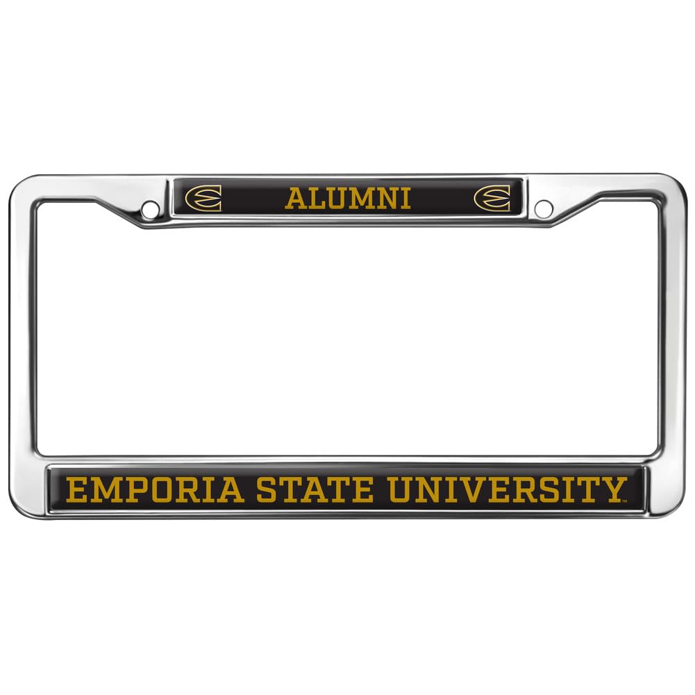 Emporia State University Alumni Full Size Standard License Plate Metal Frame