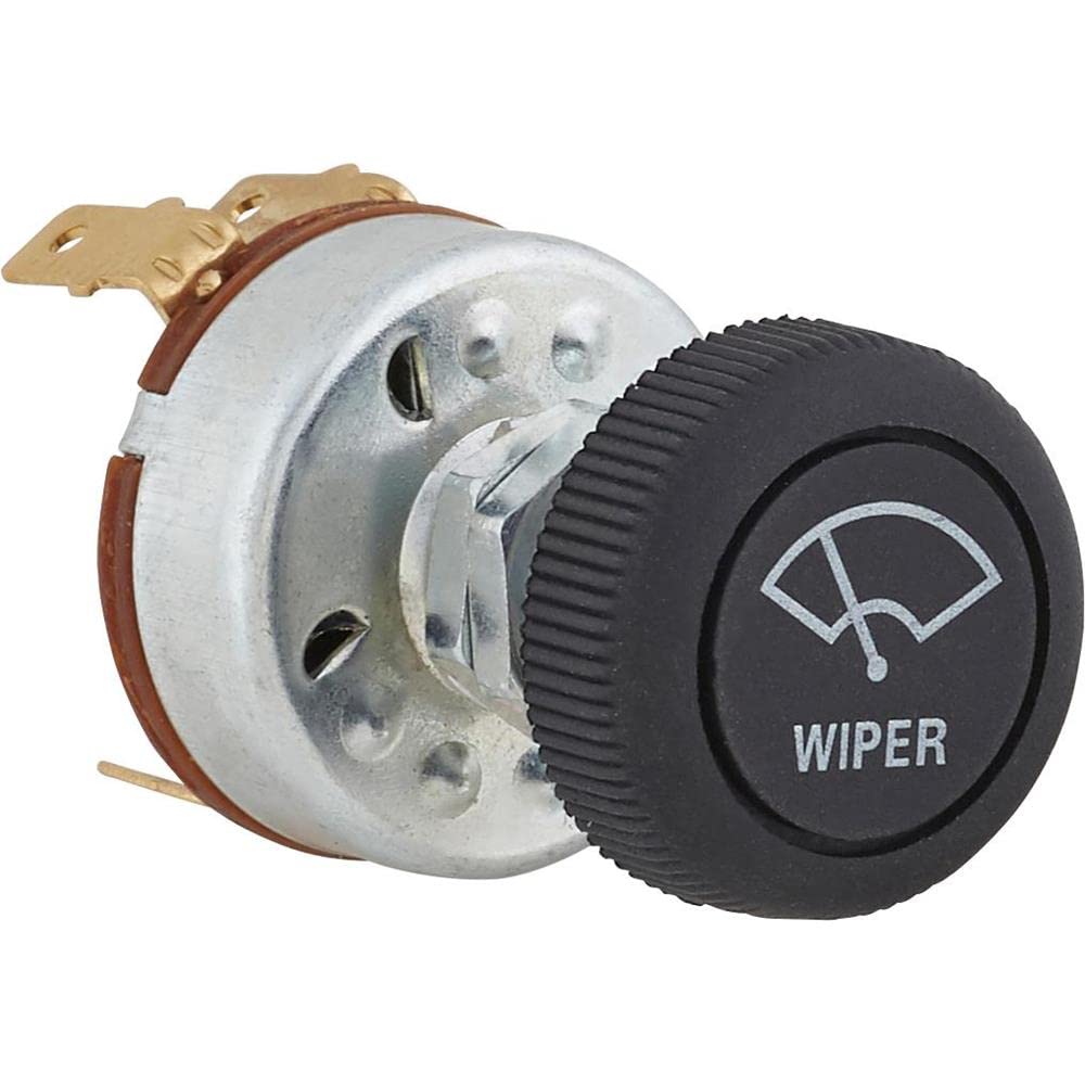 Universal 3 Position Windshield Wiper Knob Switch for Single Motor