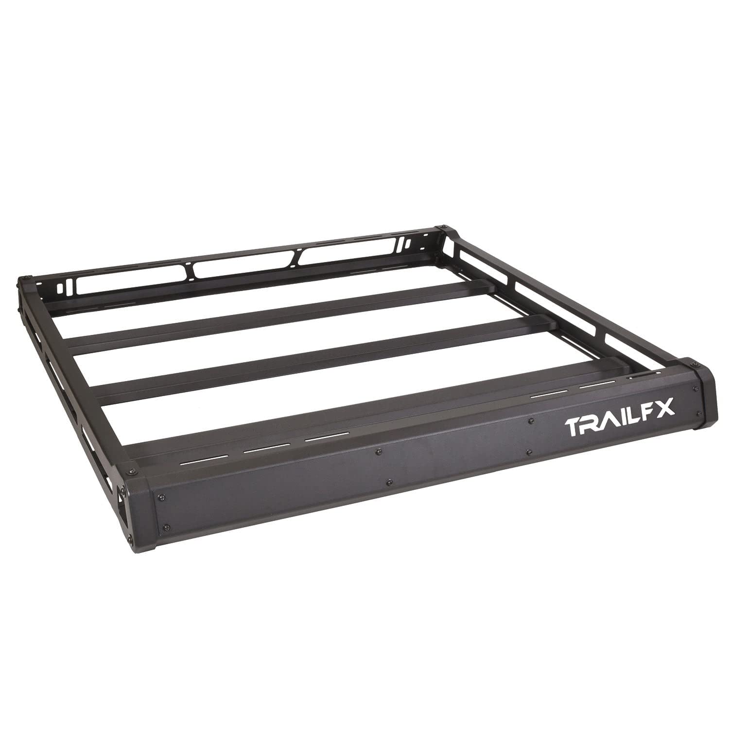 Heavy-Duty Aluminum Roof Basket Cargo Carrier For Wrangler Jl & Gladiator, Direct Fit No Drill Application