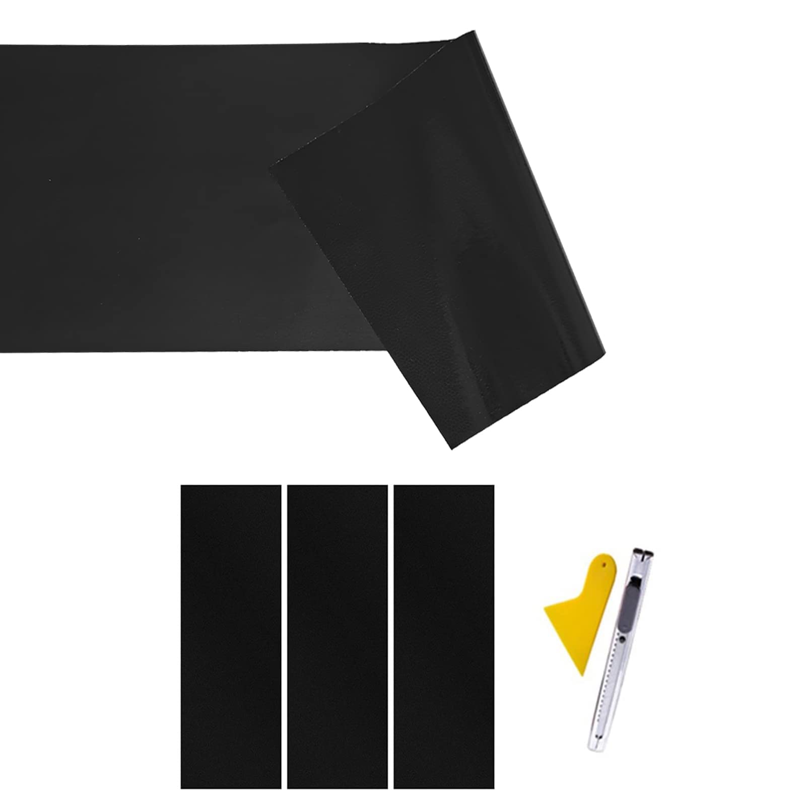 Lanzmyan Compatible With Bowtie Logo Wrap Stickers Cut-Your-Own Emblem Overlay Diy Decals For Chevy 3Pcs Matte Black